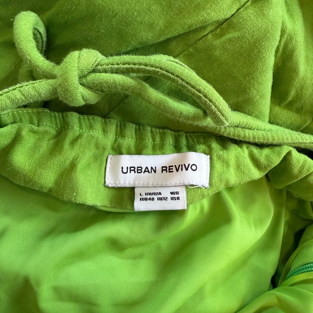 Urban Revivo Lime Green Drawstring Dress - Picture 7 of 7